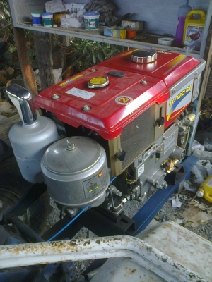 ขายเครื่องยันม่าเจ้าโลก 115 พร้อมรถไถเดินตามแบบโซ่ รถต่อมาใช้ได้หน้าเดียว