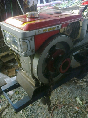 ขายเครื่องยันม่าเจ้าโลก 115 พร้อมรถไถเดินตามแบบโซ่ รถต่อมาใช้ได้หน้าเดียว