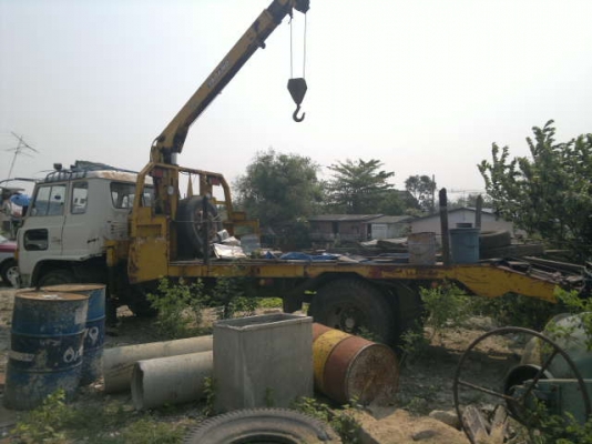 ขายรถเทเลอร์ 6 ล้อ HINO KR320 ติดตั้งเครน 3 พร้อมรถแทรกเตอรื D2-5