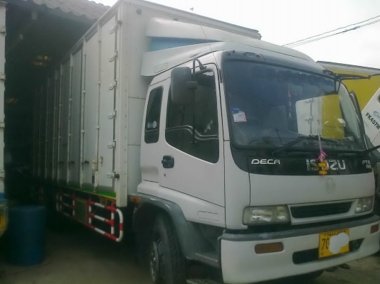 ขายรถ 6 ล้อ ตู้แห้ง 10 ปาน ยาว 7.00 เมตร ISUZU DECA FTR195 ปี.42 สภาพสวยมาก สนใจรีบจองด่วน