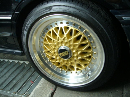 ล้อbbs rs พร้อมยาง สภาพกริ๊ปๆ ขอบ 16