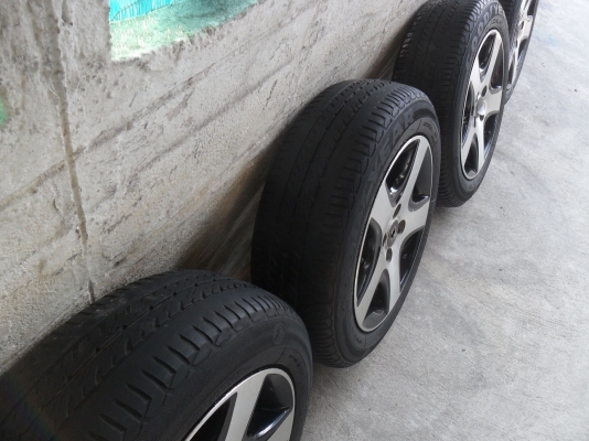 ล้อแม็ก 15นิ้ว 4รู100 + ยาง ล้อแม็ก 15นิ้ว 4รู100 + ยาง