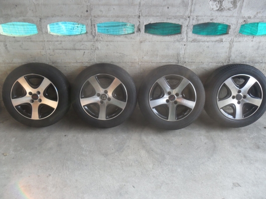ล้อแม็ก 15นิ้ว 4รู100 + ยาง