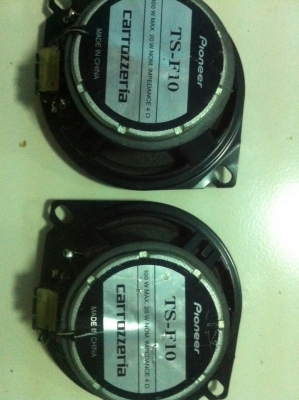 ลำโพงPioneer TS-F10 4นิ้ว 2ทาง เคฟล่า มือ2 ญี่ปุ่น