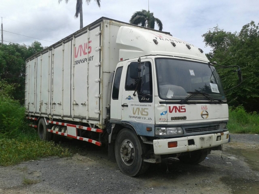 ขายรถบรรทุก 6 ล้อตู้แห้งประตู 10 บานยาว 7.20 เมตร HINO FF1J 220 แรงม้าติดแก็ส NGV ราคา 530000