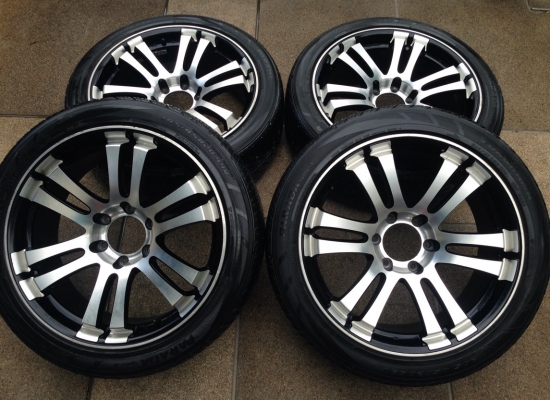 ล้อ JRD ขอบ15 พร้อมยาง Silverstone 31 10.5 R15 สภาพสวย ล้อ JRD ขอบ15 พร้อมยาง Silverstone 31 10.5 R15 สภาพสวย