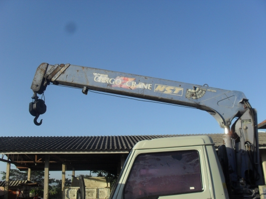 HINO FC2W 120 แรง ดั๊ม ไฟฟ้าครบ ติดเครน TADANO 3.6 ตัน