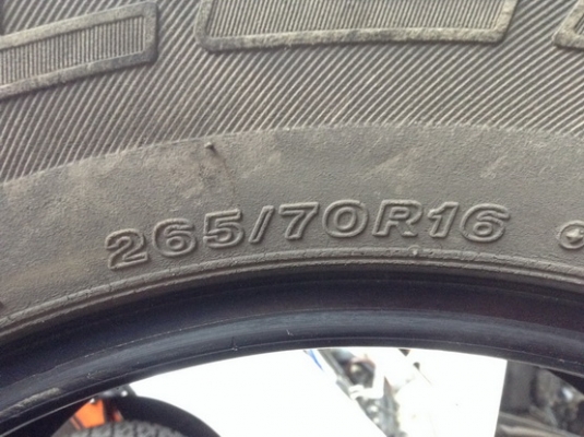 ขายยาง BRIDGESTONE 265/70R16 ขายยาง BRIDGESTONE 265/70R16