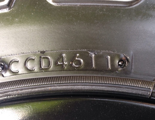 ล้อแท้ Interspeed ขอบ15 พร้อมยาง Bridstone 31 10.5 R15 สิ้นปี11 ดอกเต็ม