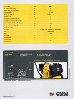 เครื่องตบดินขนาด 1.5 KN