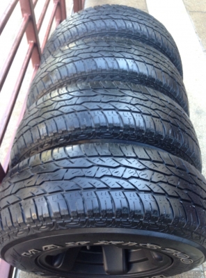 ล้อแท้ JRD Germany ขอบ15 6รู139 กว้าง 8.5นิ้ว off -5 พร้อมยาง All Maxxis 30 9.5 R15 ปี12 สภาพสวย