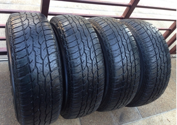 ล้อแท้ JRD Germany ขอบ15 6รู139 กว้าง 8.5นิ้ว off -5 พร้อมยาง All Maxxis 30 9.5 R15 ปี12 สภาพสวย