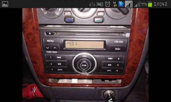 เครื่องเล่นCD 2 din nissan