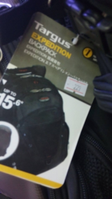 กระเป๋า Targus Revolution Expedition Backpack 15.6&rdquo; สำหรับโน๊ตบุ๊คส์ ราคา 1,300 บาท รวมค่าจัดส่ง