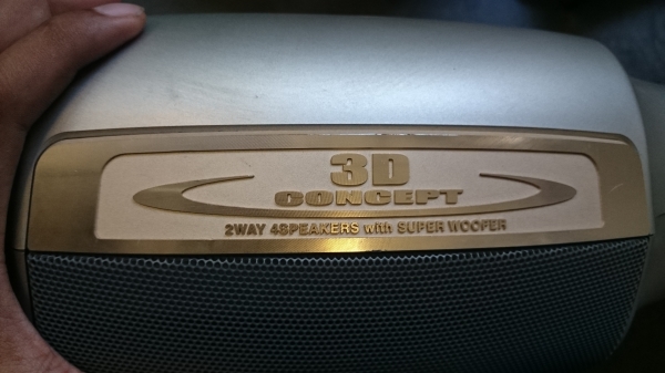 ลำโพงพิงหลัง Suzuki 3D Concept 2 Way 4 Spakeer SuperWoofer