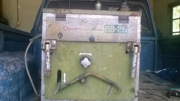 เครื่องดัดเหล็กจาก japanese ยี่ห้อ ogura