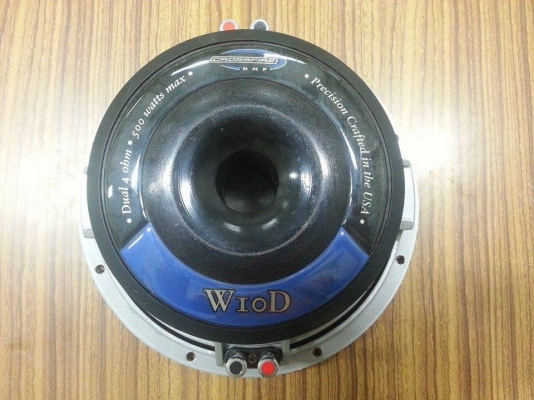 ลำโพงซับ 10 นิ้ว crossfire ว้อยคู่ 1 ข้าง