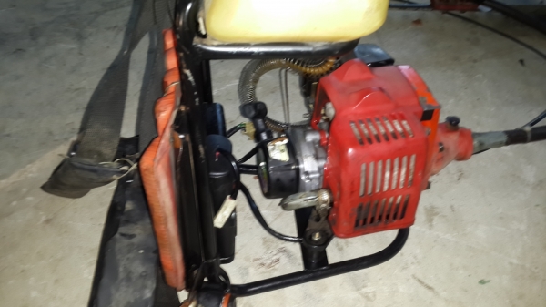 เครื่องตัดแต่งต้นไม้ สตาร์ท 2 ระบบ พแบบสะพายหลัง ร้อมใช้งาน