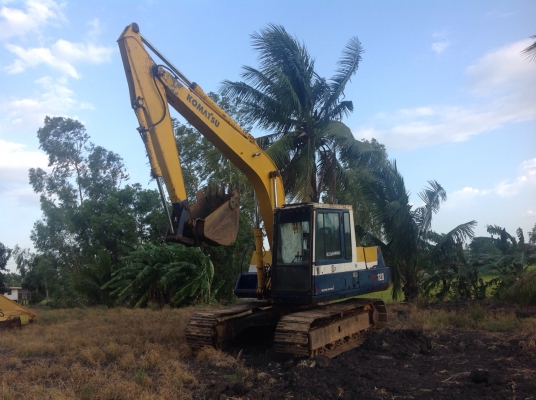 KOMATSU PC 120-3 เปลียนเครื่อง ISUZU ุ6BD1พร้อมใช้งาน