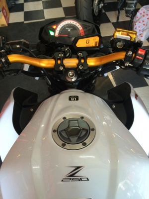 Z250 สีขาว ปี 2013 วิ่ง 7XXX โล รถไม่มีล้ม ชน หรือ อุบัติเหตุ กุญแจ 2ดอก บุคเซอร์วิท คู่มือ ครบ รถสะภาพดี ระบบไฟสมบูรณ์ ไม่มีปัญหา เครื่องนิ่งไม่มีปัญหา