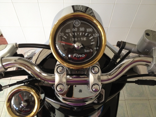 Fino รถบ้าน ผู้หญิงใช้ สภาพเดิม ปี56 (ของแถม 4 รายการ)