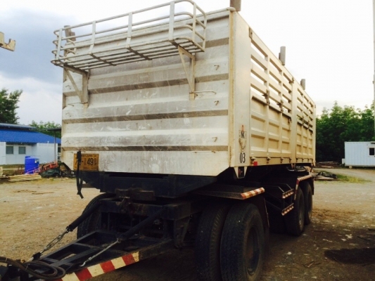 ขายด่วนหางพ่วงดั้มของใหม่3เพลาแท้ยาว6.5เมตรปี56สภาพ100\%