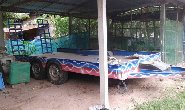 **530,000 บ.ต่อรอง/// รถเกี่ยวนวดข้าว KUBOTA พร้อมเทนเลอร์ **ขาย รถเกี่ยวนวดข้าว KUBOTA รุ่นรองกระสอบ พร้อมเทนเลอร์ขนย้าย สภาพสวยๆ KUBOTA DC70 รุ่นรองกระสอบ 70แรง ปี56 เครื่องเดิม เกียร์เดิม ใช้งานนน้อย 672.0ชั่วโมง เครื่องยนต์ดีเซล 4สูบ70แรงม้า เครื่องแน