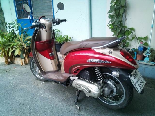 honda scoopy 110i ปี53 กท569 แดงน้ำตาล18,900