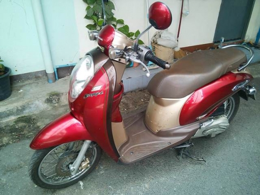 honda scoopy 110i ปี53 กท569 แดงน้ำตาล18,900