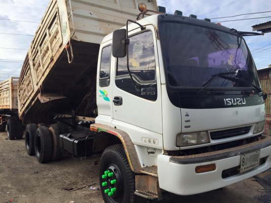 **1,490,000 บ.ต่อรอง/// 10ล้อ DECA-270 ยูโรทู **ขาย(แม่เดี่ยว) ISUZU DECA 270 10ล้อ2เพลาดั้มเหล็กสหกิจ ISUZU DECA FXZ23NZF2-2 6SD1-Turbo 270แรง EURO-2 ปี47 เครื่องส้ม เฟืองช้า เครื่องเดิม เกียร์เดิม เครื่องแน่น แรง เสียงนิ่ม ไม่มีหอบ เกียร์ดี เข้าง่ายไม่ม