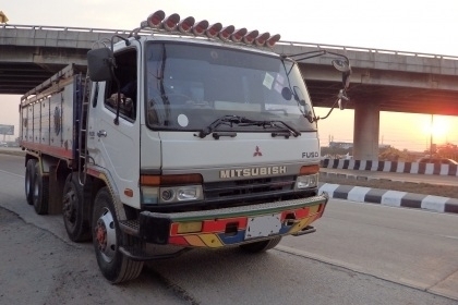 ขาย 12 ล้อดั้ม FUSO MMTFN627PNC M6 ปี46ติด เครื่องเซียงไฮ CNG