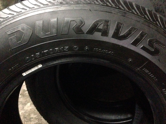 ขาย ยาง 215 70 15 ปลายปี14 BRIDGESTONE DURAVIS R611