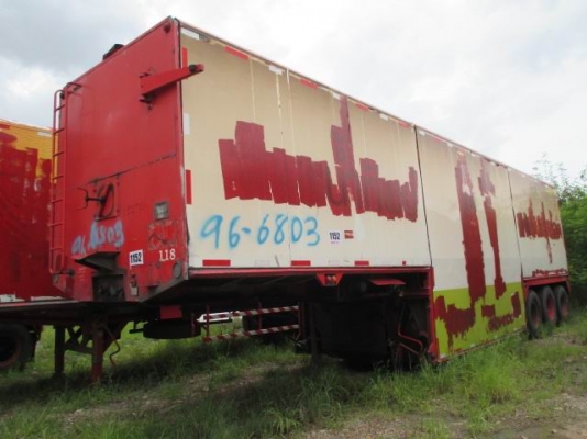 ขายหางเทรลเลอร์ แบบตู้ 3 เพลา โลว์เบด ขายหางเทรลเลอร์ แบบตู้ 3 เพลา โลว์เบด