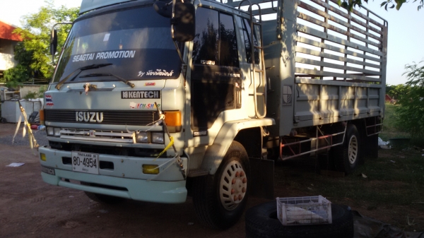 ขายหกล้อยาง900 อีซูสุร๊อกกี้ FRR 6BG1-175แรงม้า ยาว 5.30ม. แอร์ เพาเวอร์ ทิฟฟี่ คัสซีสวย รถสวยพร้อมใช้