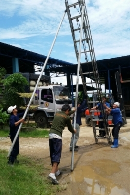 บันใดสไล3ช่วงงานนอก