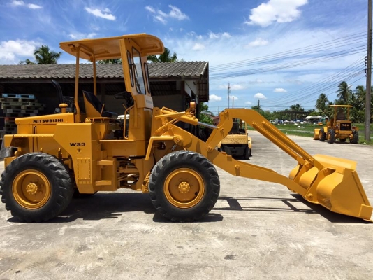 รถตักล้อยาง MITSUBISHI WS3 นำเข้าเอง จากญี่ปุ่น