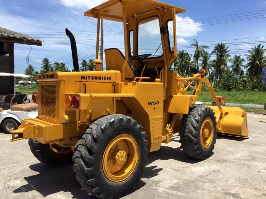 รถตักล้อยาง MITSUBISHI WS3 นำเข้าเอง จากญี่ปุ่น