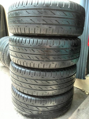 ขายยาง Bridgestone Ecopia 205-55-16 ปี12 ดอกสวย ไม่กินข้าง