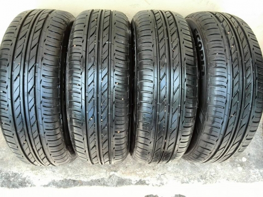 ขายยาง BRIDGESTONE ECOPIA EP100 185-60-15 ปี13 ดอกหนามาก ไม่มีปะ ชุดละ 3,500 บาท