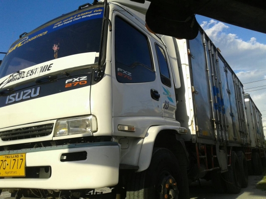ขายรถบรรทุก 18 ล้อพ่วงแม่ลูกตู้แห้ง ISUZU DECA 270 แรงม้าปี 2545-48 ประตู 10 บานลูกยาว 7.20 เมตร ราคา 1450000