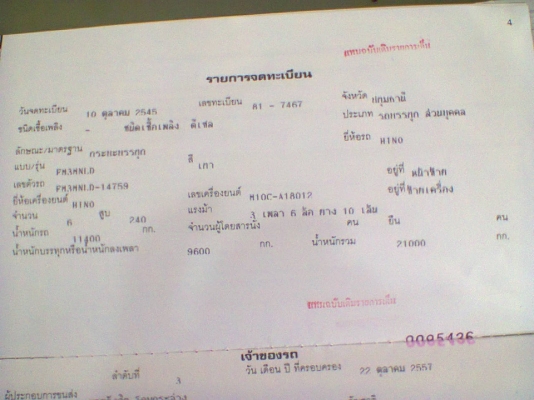 รถสิบล้อHINO 3M ปี45