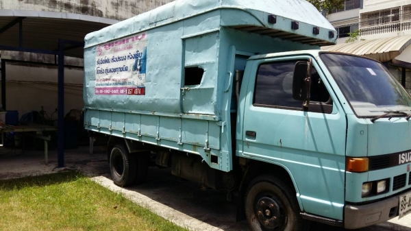 ขายรถบรรทุก 6 ล้อตู้แห้ง ISUZU NKR 110 แรงม้ารถห้างแท้ ยาว 4.30 เมตร เกียร์สั้น ราคา 245000