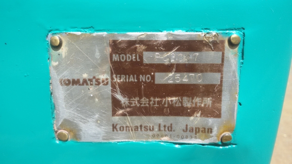 ขายรถขุดKOMATSU PC 30-7(ยอดนิยม)เก่านอกแท้ญี่ปุ่นมีเอกสารแจ้งจำหน่าย-ไม่เคยใช้งานในไทยครับ