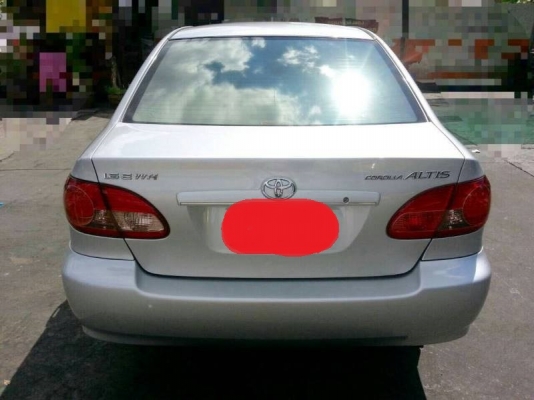 Toyota Altis ปี06    ออโต้   เครื่อง 1.6  ตัวE เบาะกำมะหยี่ แก๊สLPG