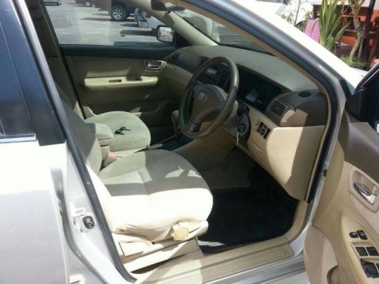 Toyota Altis ปี06    ออโต้   เครื่อง 1.6  ตัวE เบาะกำมะหยี่ แก๊สLPG