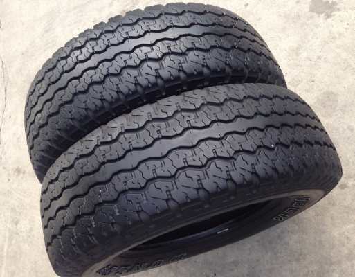 ยาง All Dunlop 265 70 16 กลางปี11 จำนวน2เส้น made in Japan ดอกดี ไม่มีปะ