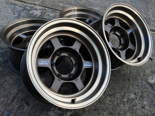 แม็ก TE-37x ขอบ 16x8.5 ETออฟเซ็ทลบ -35 สวยกริ๊บ