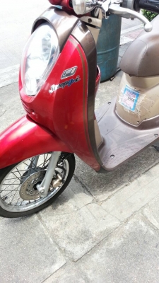 ขายแล้ว  honda scoopy 110i แดงน้ำตาล ปี53 กท569