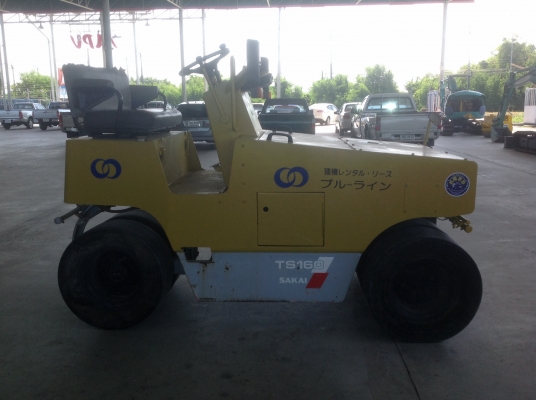 ขายรถบดSakaiรุ่นTs160มือสองญี่ปุ่นไม่เคยใช้งานในไทยมีใบอินวอย