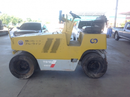ขายรถบดSakaiรุ่นTs160มือสองญี่ปุ่นไม่เคยใช้งานในไทยมีใบอินวอย
